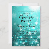 会社エレガントカクテルのクリスマスパーティー招待 招待状 (正面)