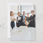 会社エレガントカクテルのクリスマスパーティー招待 招待状 (裏面)