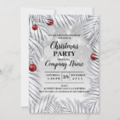 会社エレガントカクテルのクリスマスパーティー招待 招待状 (正面)