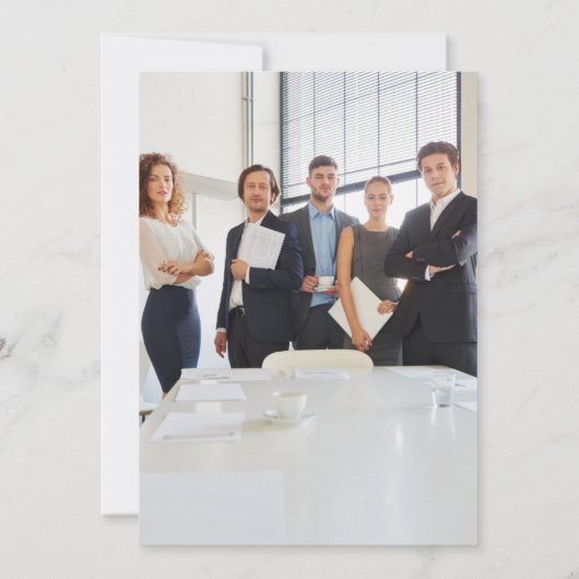 会社エレガントカクテルクリスマスパーティーインビタ 招待状 (裏面)