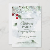 会社エレガントカクテルクリスマスパーティー 招待状 (正面)