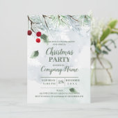 会社エレガントカクテルクリスマスパーティー 招待状 (スタンド正面)