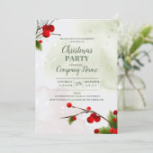 会社エレガントカクテルクリスマスパーティー 招待状 (スタンド正面)