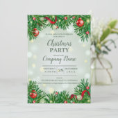 会社エレガントカクテルクリスマスパーティー 招待状 (スタンド正面)