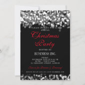 会社エレガントクリス企業のマスパーティーシルバー 招待状 (正面)