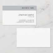 会社エレガントプロフェッショナルプお洒落ラントレンディー 名刺 (正面/裏面)