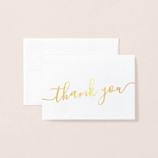 会社エレガントロゴお世話になっております 箔カード (封筒付き正面)