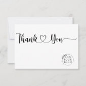 会社エレガントロゴビジネスありがとう サンキューカード (正面)