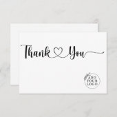 会社エレガントロゴビジネスありがとう サンキューカード (正面/裏面)