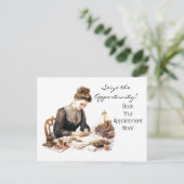 会社エレガント事業用はがき ポストカード (スタンド正面)