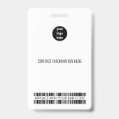 会社オフィス従業員認定業務ロゴ バッジ (裏面)