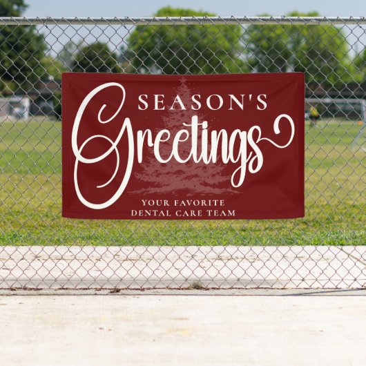 会社カスタマイズプロフェッショナルクリスマスビニル 横断幕 (インサイチュ)