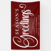 会社カスタマイズプロフェッショナルクリスマスビニル 横断幕 (縦)