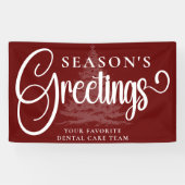 会社カスタマイズプロフェッショナルクリスマスビニル 横断幕 (横)