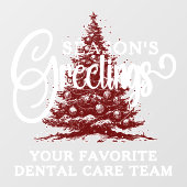 会社カスタマイズプロフェッショナルビジネスのクリスマス ウィンドウサイン (シート)