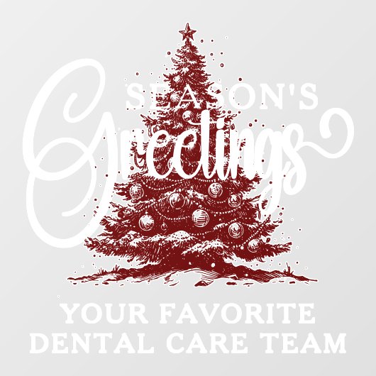 会社カスタマイズプロフェッショナルビジネスのクリスマス ウィンドウサイン (シート)