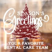 会社カスタマイズプロフェッショナルビジネスのクリスマス ウィンドウサイン (シート2)