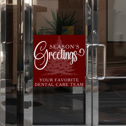 会社カスタマイズプロフェッショナルビジネスのクリスマス ウィンドウサイン