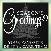 会社カスタマイズプロフェッショナルビジネスのクリスマス ウィンドウサイン (シート3)