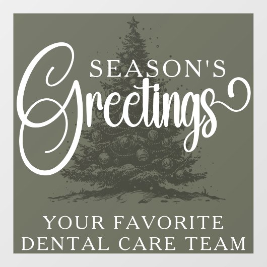 会社カスタマイズプロフェッショナルビジネスのクリスマス ウィンドウサイン (シート)