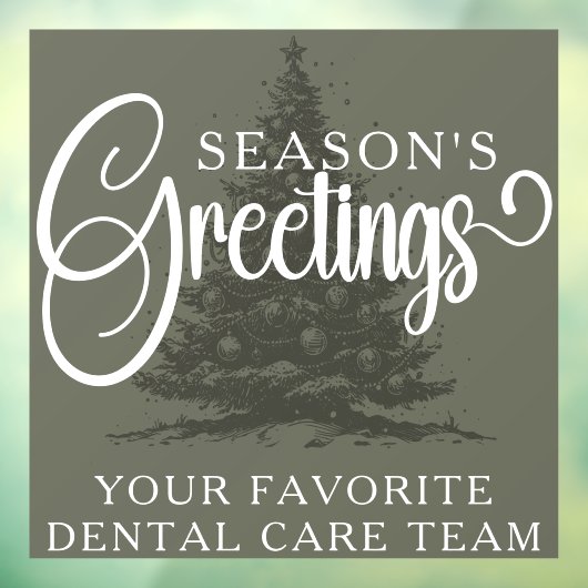 会社カスタマイズプロフェッショナルビジネスのクリスマス ウィンドウサイン (シート3)