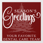 会社カスタマイズプロフェッショナルビジネスのクリスマス ウィンドウサイン (シート)