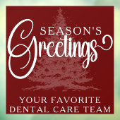 会社カスタマイズプロフェッショナルビジネスのクリスマス ウィンドウサイン (シート3)