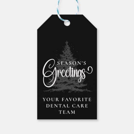 会社カスタマイズプロフェッショナルビジネスのクリスマス ギフトタグ (正面)