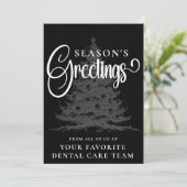 会社カスタマイズプロフェッショナルビジネスのクリスマス シーズンカード (スタンド正面)