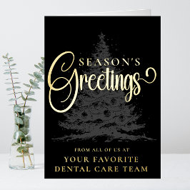 会社カスタマイズプロフェッショナルビジネスのクリスマス 箔シーズンカード