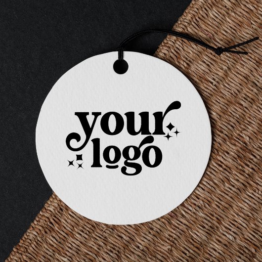 会社カスタムつるロゴ付きラベル フェイバータグ