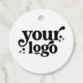 会社カスタムつるロゴ付きラベル フェイバータグ (正面)