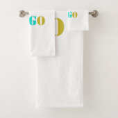 会社カスタムのバスタオルのビジネスロゴ バスタオルセット (インサイチュ)