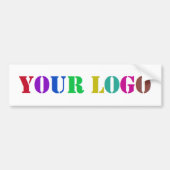 会社カスタムのバンパーステッカーのビジネスロゴ バンパーステッカー (正面)