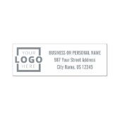 会社カスタムのロゴの住所 セルフインキングスタンプ (デザイン)