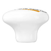 会社カスタムのロゴを追加するデザイン セラミックノブ (側面)