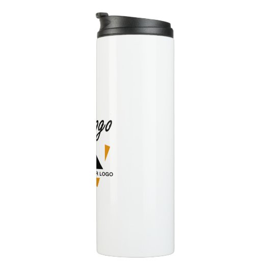 会社カスタムのロゴを追加するデザイン タンブラー (回転右)