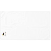 会社カスタムのロゴを追加するデザイン テーブルクロス (正面(横))