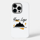 会社カスタムのロゴを追加するデザイン Case-Mate iPhoneケース (裏面)