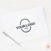 会社カスタムのロゴブランドのクラシックラウンド ラウンドシール (封筒)