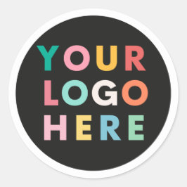 会社カスタムのロゴブランド ラウンドシール