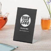 会社カスタムのロゴプロモーションシックモダン 台座サイン (インサイチュ)