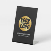 会社カスタムのロゴプロモーションシックモダン 台座サイン (正面)