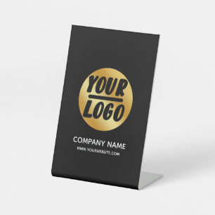 会社カスタムのロゴプロモーションシックモダン 台座サイン