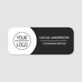 会社カスタムのロゴ従業員の磁気 名札 (正面)