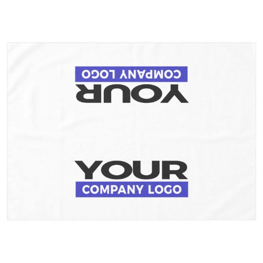 会社カスタムのロゴ横型トレードショー テーブルクロス (正面(横))