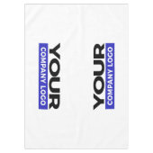 会社カスタムのロゴ横型トレードショー テーブルクロス (正面)