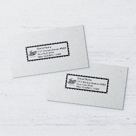 会社カスタムのロシンプルゴと住所ビジネスの ラバースタンプ