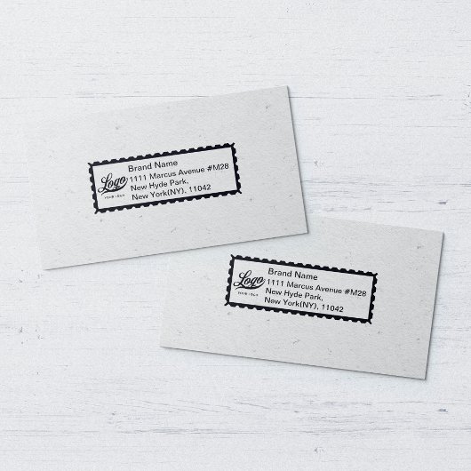 会社カスタムのロシンプルゴと住所ビジネスの ラバースタンプ