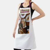 会社カスタムの写真とビジネスのロゴ エプロン (インサイチュ)